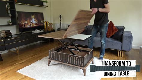Discover the Magic: Watch the Coffee Table That Turns into a Dining Table